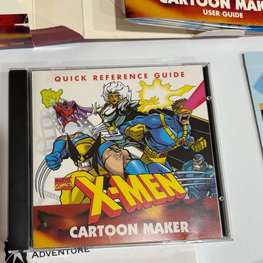 Marvel Comics X-Men‎ Cartoon Maker CD-ROM Knowledge Adventure 1995 Jump Start